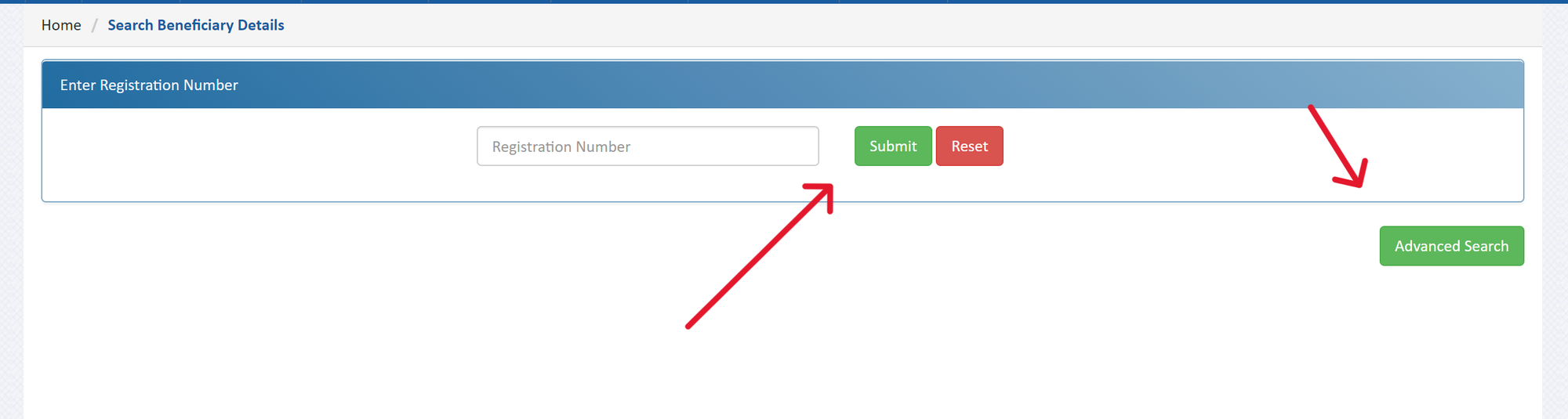 Beneficiary Details